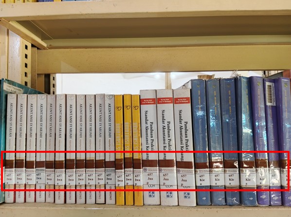 Rak Buku Kode Coklat
